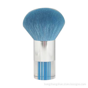 Kabuki Brush with Deluxe Transparent Acrylic Handle, Synthetic Hair, OEM and ODM Orders are Welcome